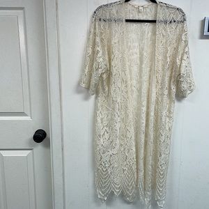 Miami Long Lace Cover Up